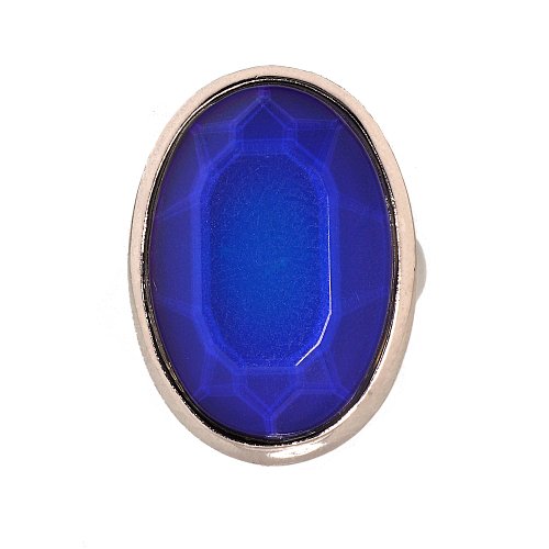 Contemporary Mood Ring with Stretch Band