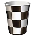 Creative Converting 25 Count Hot or Cold Beverage Cups, Black Check