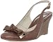 ALL BLACK Women's Bow Sling Wedge Pump
