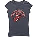 Rolling Stones - Rhinestone Logo Ladies T-Shirt - X-Large