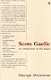 Scots Gaelic - A Brief Introduction