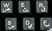 ARABIC KEYBOARD STICKERS TRANSPARENT white LETTERS FOR ANY LAPTOP COMPUTER PC DESKTOP NOTEBOOK