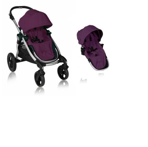 Baby Jogger 2011 City Select Stroller in Amethyst (Purple) With Second Seat