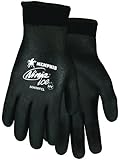 Memphis Glove N9690FCM Ninja Ice FC Nylon Back Double Layer Gloves with Full Dipped HPT Coating, Black, Medium, 1-Pair