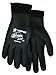 MCR Safety Gloves N9690FCL Ninja Ice Insulated Work Gloves 15-Gauge Black Nylon with Acrylic Terry Interior Fully Coated with HPT, Large, 1 Pair