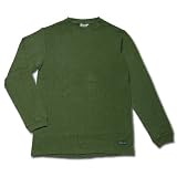 A HOPE HEMP(ア ホープ ヘンプ) REGULAR L/S T-SHIRTS 無地 ロングスリーブ Ｔシャツ / ダークグリーン