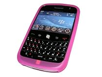 iGadgitz Pink Silicone Skin Case Cover for BlackBerry Bold 9000 + Screen Protector