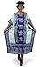 Elephant Line Caftan Kaftan with Matching Headwrap - Available in Several Colors