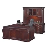 Balmoor Executive Right Bridge UDesk with Hutch
