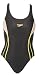 Speedo 8-22C623893 Badeanzug SHADOW 1-PCE FEM BLK/ARD/EYE, BLACK/ARDESIA/EMPIRE YELLOW, 38