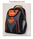 Hightech Rucksack Sporttasche Freizeittasche Rücken/Riemen verstärkt Schwarz/Orange 47019*Aktuelle Kollektion 2010