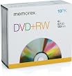Memorex M00546 Wiederbeschreibbarer DVD+RW Rohling 4,7GB in Jewel Case (10 St�ck) 4x Speed