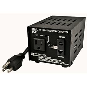 VCT VT-1000J - Japanese Step Up/Down Voltage Transformer Converts Japan 100 Volts To 110V OR Vice Versa -1000 Watt