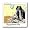 Bored Border Collie - 6x6 Iron On Heat Transfer For White Material