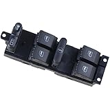 Car Power Window Panel Master Console Control Switch For VW Volkswagen 1999-2004 MK4 Golf Jetta Bora 1998-2004 1999 2000 2001 2002 2003 2004 98 99 00 01 02 03 04 Passat B5