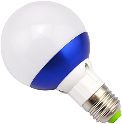 GREXISTAR 10W E27 RGB LED Bulb Christmas Party Home Lighting 16 Magic Romantic Color Colorful Light Changing Customized Timing IR Remote Control for Indoor, Blue