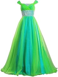 Lace-Up  Cap Sleeves  Ball Gown Prom Dress/Quinceanera Dress 
