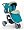 Neonato Reverso Sport Tris 733 Lightweight City 3-Wheel Stroller and Carrycot Travel System