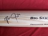 Mike Trout Autographed Rawlings Big Stick Full Size Baseball Bat. Los Angeles Angels of Anaheim, Proof Photo of Mike Signing for Us.