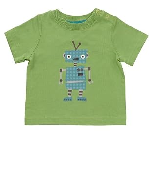 Short Sleeve Robot T-Shirt - Green 