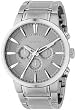 Fossil Men's Dress FS4359 Silver Stainless-Steel Quartz Watch with Grey Dial