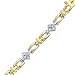 Gold Plated Sterling Silver 1/2 ct. Cubic Zirconia Tennis Bracelet