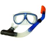 Osprey Silicone Mask & Snorkel Set in Blue.