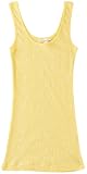 Derek Heart Foil Double Scoop Tank Top PINEAPPLE YELLOW Medium Juniors