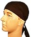 Skull Cap Biker Caps Headwraps Doo Rags - Black
