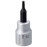 プロクソン(PROXXON) トルクスビットソケット 3/8" いじり穴なし T10 No.83583