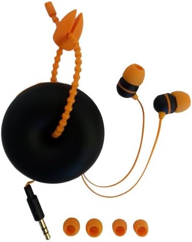 Kokopa HF-DNT-BLACK Retractable Earbuds