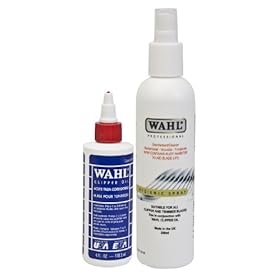 Wahl Clipper Zx126-800 Maintenance Set Blade Oil And Hygiene Spray