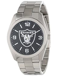 Game Time Unisex NFL-ELI-OAK Elite Oakland Raiders 3-Hand Analog Watch