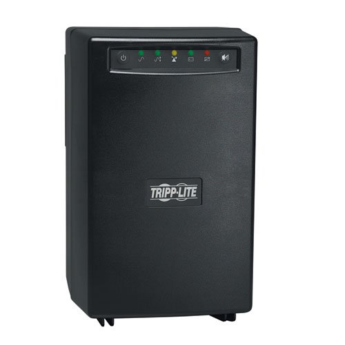 Tripp Lite SMART750 750VA 450W UPS Smart Tower AVR 120V USB for Servers, 6 Outlets