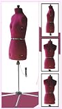 ADJUSTABLE MANNEQUIN DRESS FORM DRESSFORM FOR SEWING & APPAREL DESIGN