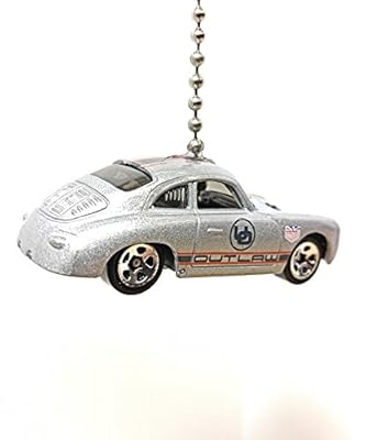 Hot Wheels Porsche 356A Silver ceiling FAN PULL light pull