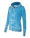 J America Women's Vanity Zen Fleece Full-Zip Hooded Sweatshirt