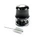 Teika Kitchen Meat Tenderizer with 56 Stainless Steel Blades and with a White Cleaning Brush-Work with any Type of Meat- Color Black