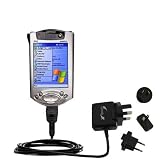 International Wall / AC Charger for the Compaq iPAQ 3970 - Gomadic Brand w/ TipExchange Technology