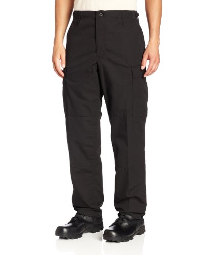 Propper Men's Zip Fly BDU Trouser, Black, XX-Large Regular