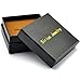 Sirius Jewelry Men's Stylish Square Gold Chain Cufflinks