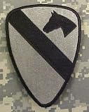 1st Cavalry Division ACU Patch Foliage Green