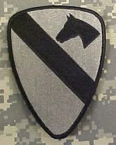 1st Cavalry Division ACU Patch Foliage Green