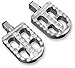 Joker MacHine Adjustable Short Profile Serrated Footpegs Clear Anodized H-D Tri