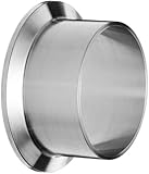 Dixon Valve & Coupling L14AM7 Stainless Steel 304 Sanitary Fitting, Long Weld Clamp Ferrule
