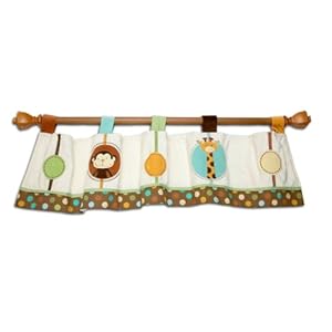 NoJo Jungle Tales Window Valance