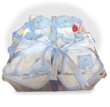Large Twins Baby Gift Basket 3-5lb Sky/Sky