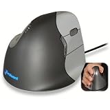 Evoluent VM4 Vertical Mouse Right Handed - The Patented Shape Supports Your Hand