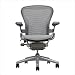 Herman Miller Open Box Aeron Loaded Chair With Titanium Base - Fully Assembled AE113AWx