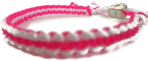 Muay Thai Buddha Fashion Style Pink Rose White Color 4 Style Gold Bead Wax Cord Rope Wristband Bracelet from Thailand